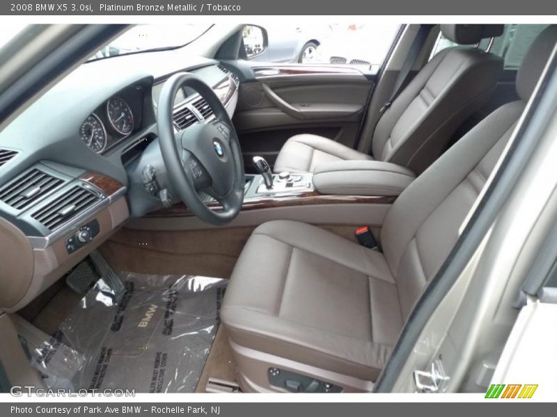 Platinum Bronze Metallic / Tobacco 2008 BMW X5 3.0si
