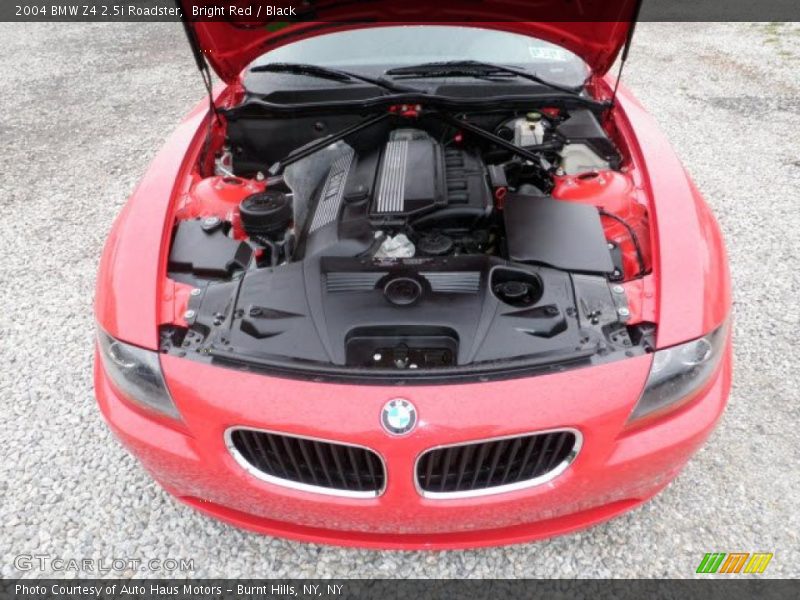 Bright Red / Black 2004 BMW Z4 2.5i Roadster