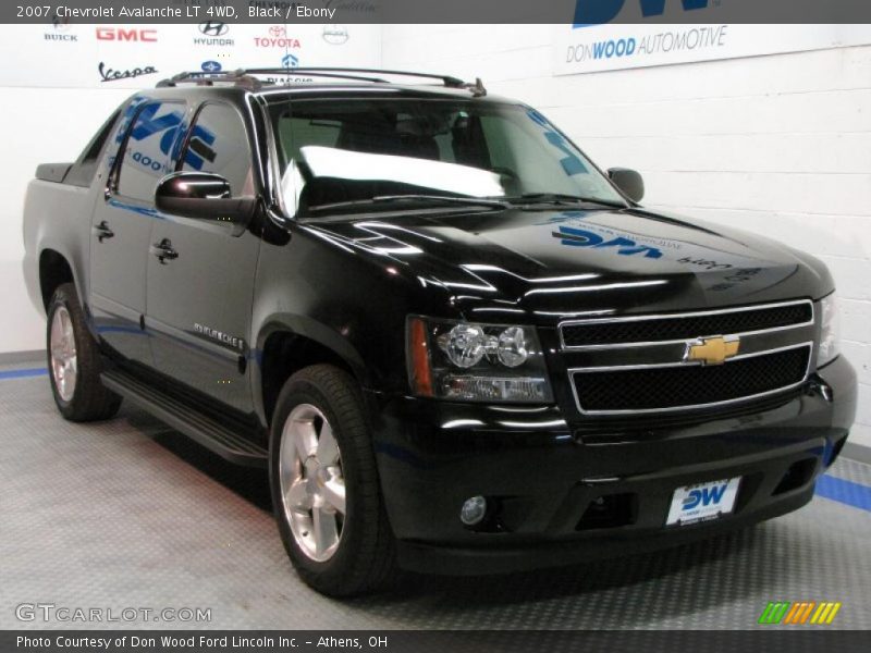 Black / Ebony 2007 Chevrolet Avalanche LT 4WD