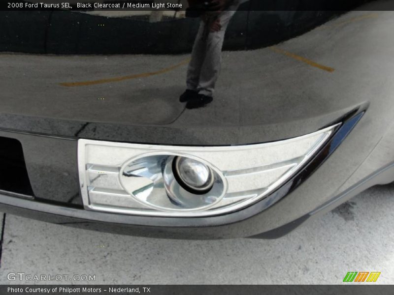 Black Clearcoat / Medium Light Stone 2008 Ford Taurus SEL