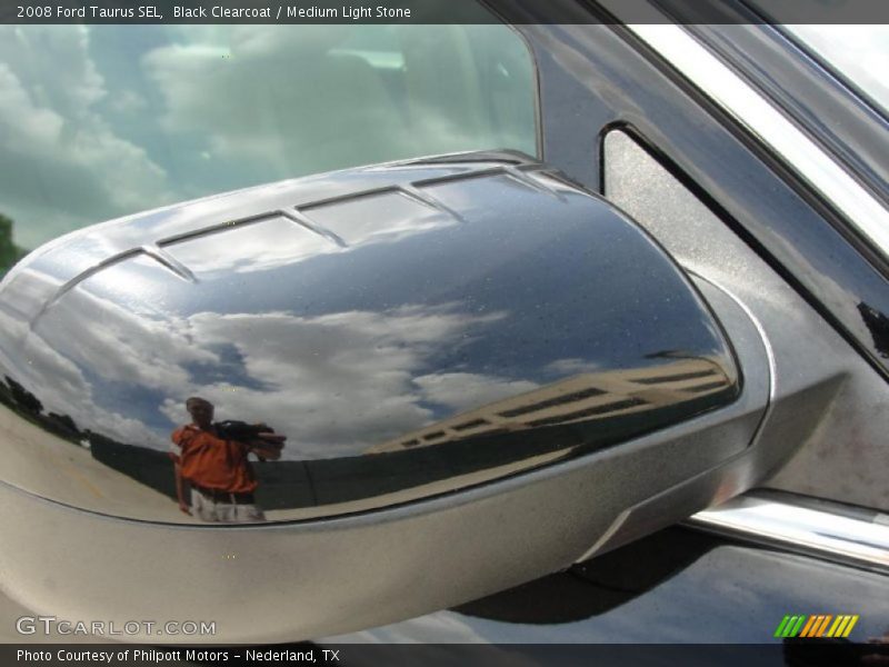 Black Clearcoat / Medium Light Stone 2008 Ford Taurus SEL