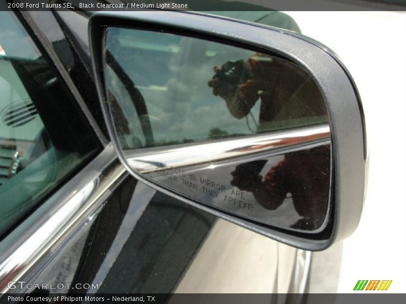 Black Clearcoat / Medium Light Stone 2008 Ford Taurus SEL