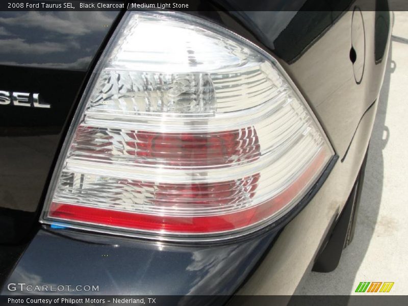 Black Clearcoat / Medium Light Stone 2008 Ford Taurus SEL