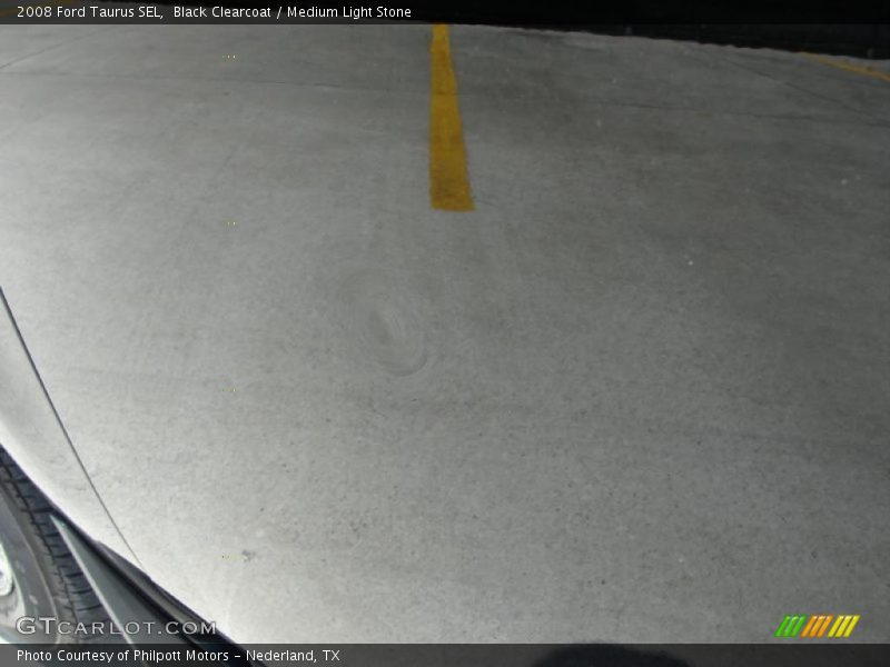 Black Clearcoat / Medium Light Stone 2008 Ford Taurus SEL