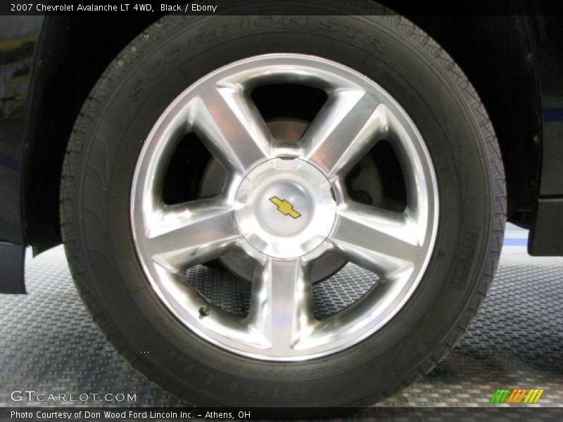 Black / Ebony 2007 Chevrolet Avalanche LT 4WD