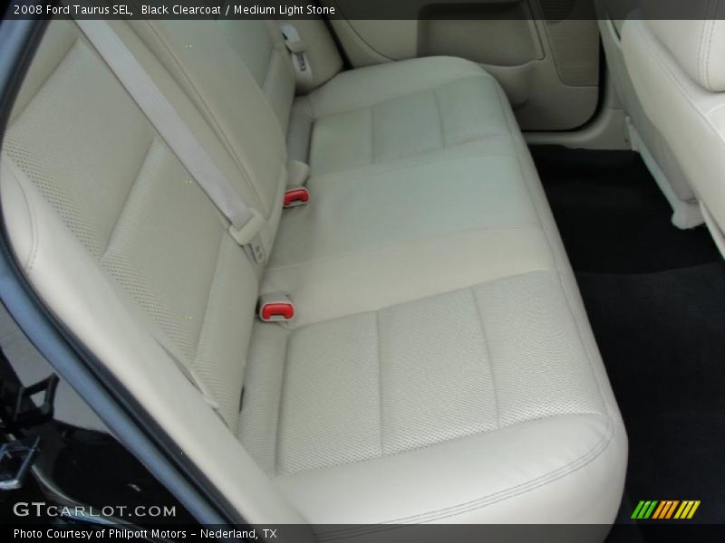 Black Clearcoat / Medium Light Stone 2008 Ford Taurus SEL