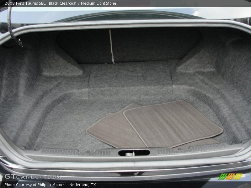 Black Clearcoat / Medium Light Stone 2008 Ford Taurus SEL