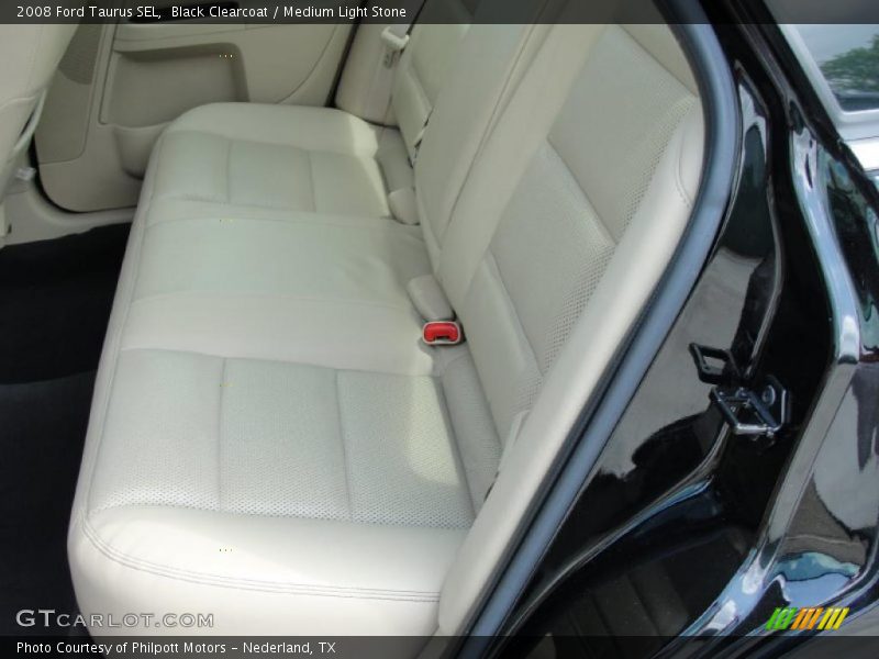 Black Clearcoat / Medium Light Stone 2008 Ford Taurus SEL