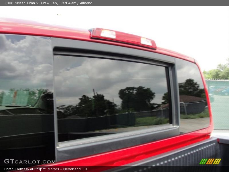Red Alert / Almond 2008 Nissan Titan SE Crew Cab