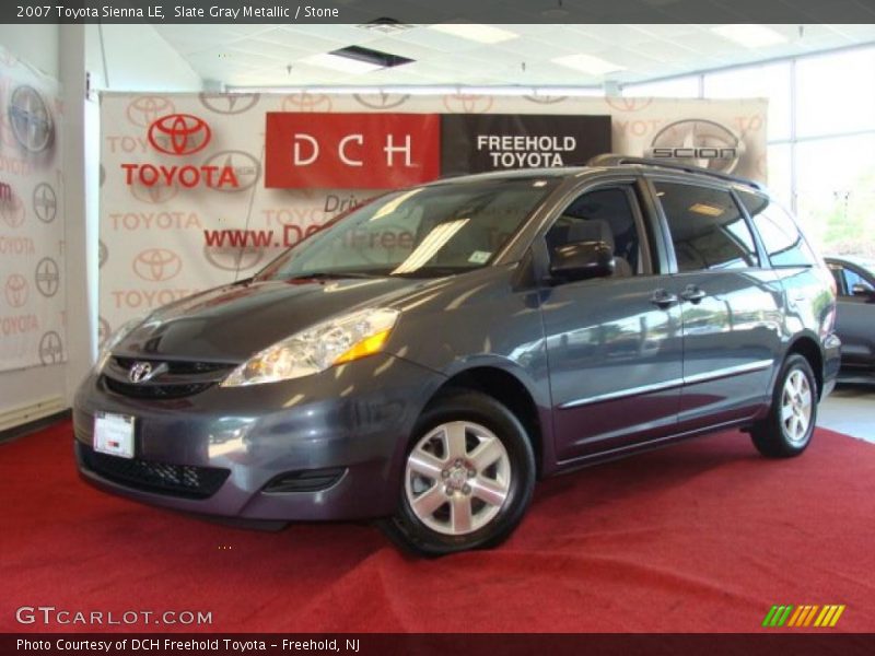 Slate Gray Metallic / Stone 2007 Toyota Sienna LE