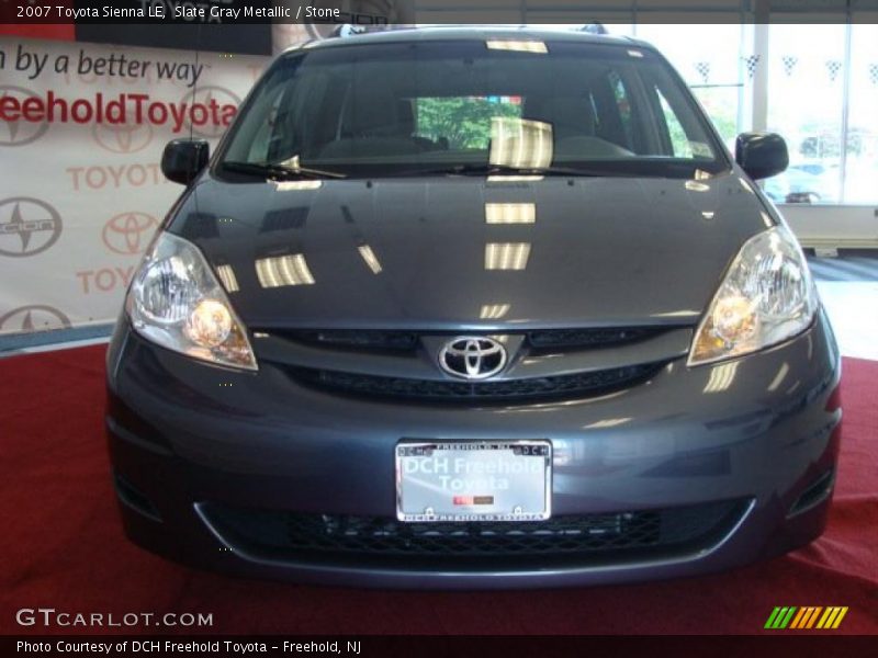 Slate Gray Metallic / Stone 2007 Toyota Sienna LE