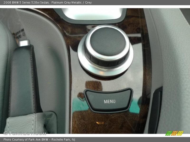 Platinum Grey Metallic / Grey 2008 BMW 5 Series 528xi Sedan