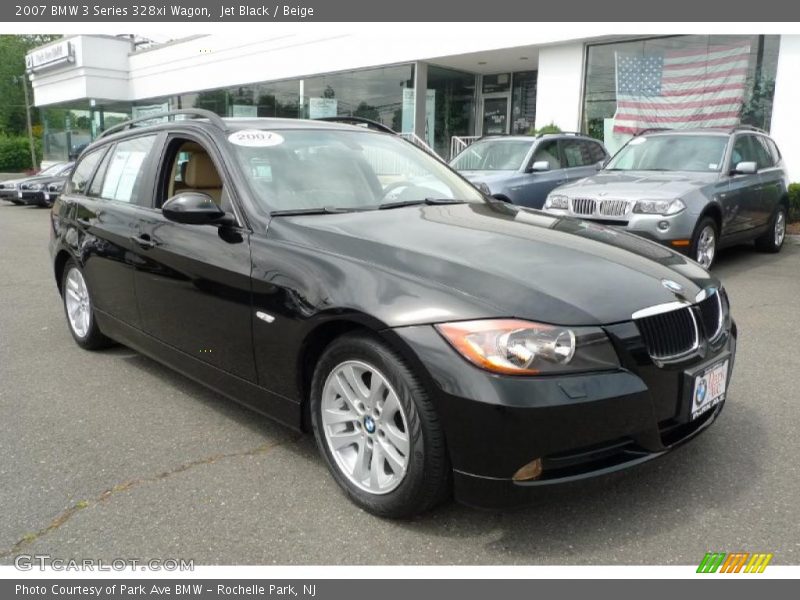 Jet Black / Beige 2007 BMW 3 Series 328xi Wagon