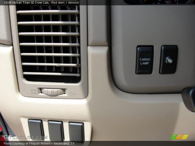 Red Alert / Almond 2008 Nissan Titan SE Crew Cab
