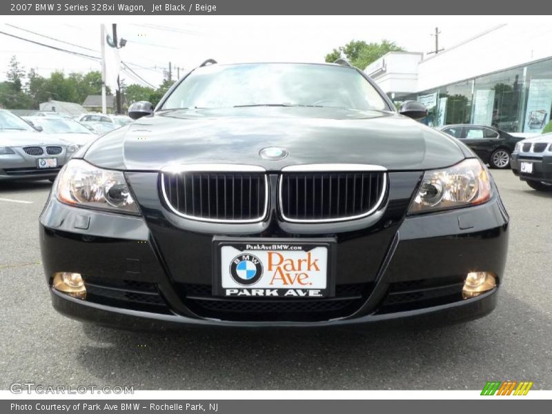 Jet Black / Beige 2007 BMW 3 Series 328xi Wagon