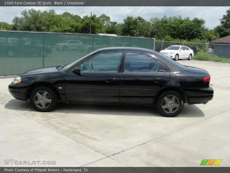 Black / Greystone 2000 Ford Contour SE Sport