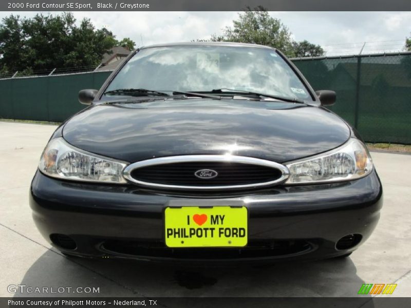 Black / Greystone 2000 Ford Contour SE Sport