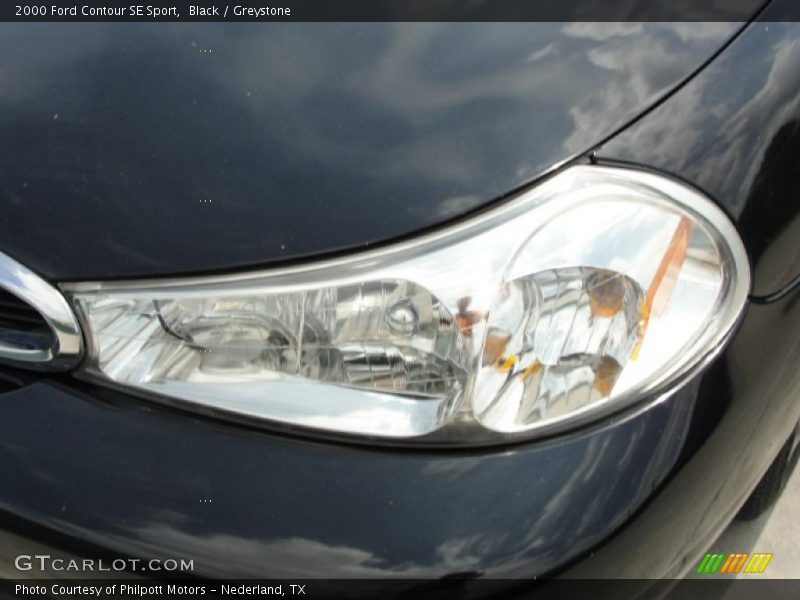 Black / Greystone 2000 Ford Contour SE Sport