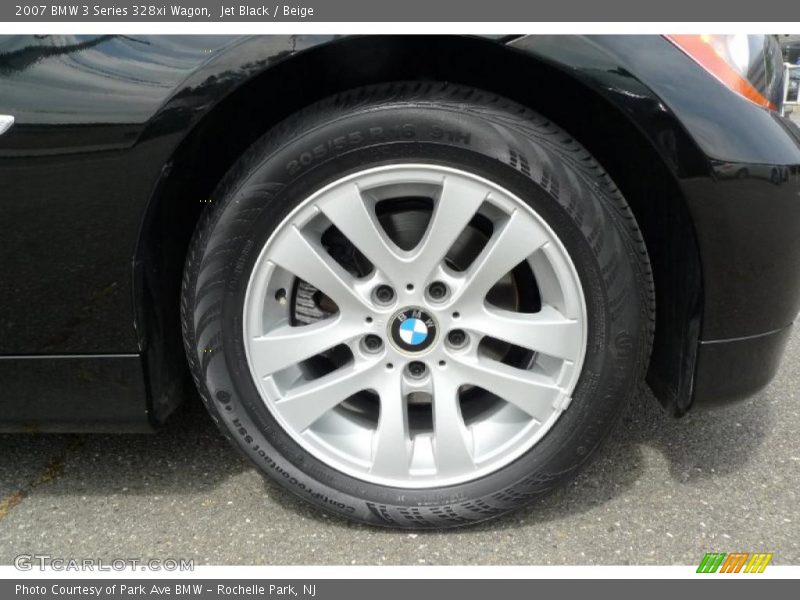 Jet Black / Beige 2007 BMW 3 Series 328xi Wagon