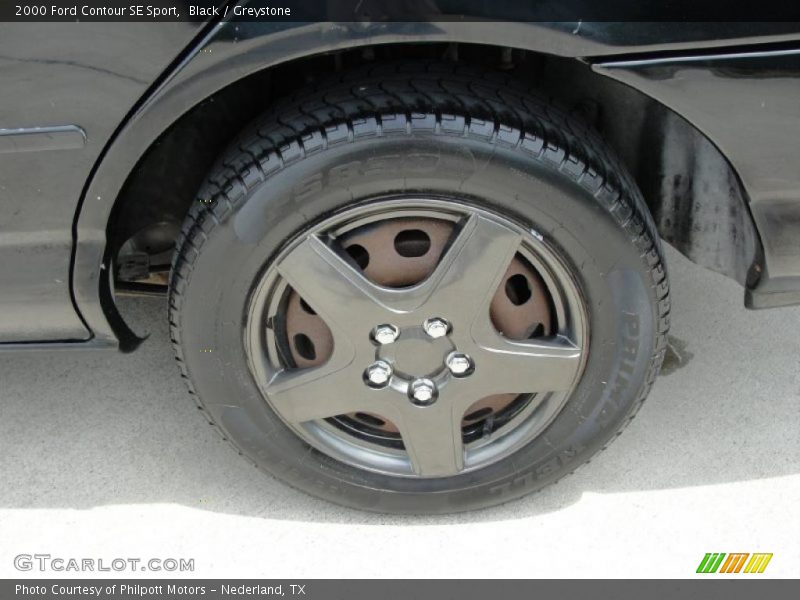 Black / Greystone 2000 Ford Contour SE Sport