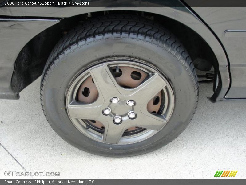 Black / Greystone 2000 Ford Contour SE Sport