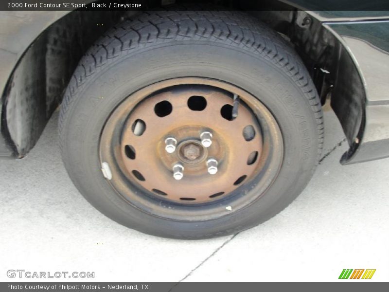 Black / Greystone 2000 Ford Contour SE Sport