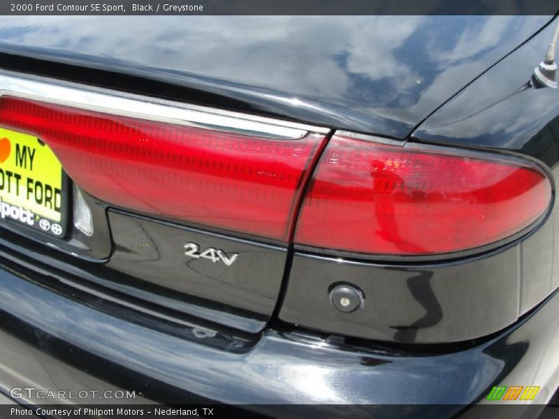 Black / Greystone 2000 Ford Contour SE Sport