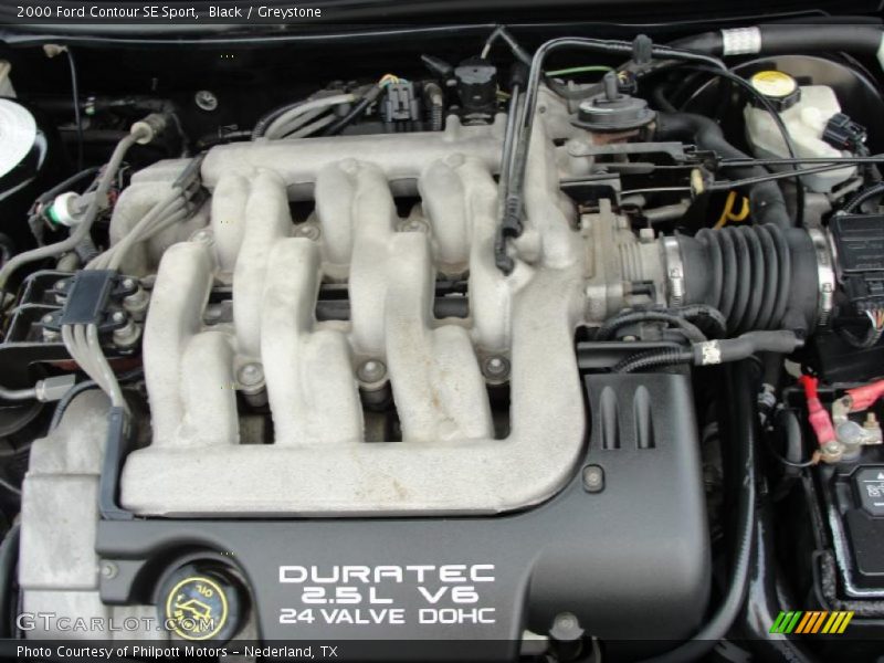 Black / Greystone 2000 Ford Contour SE Sport
