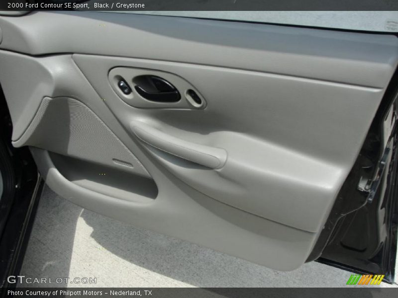 Black / Greystone 2000 Ford Contour SE Sport