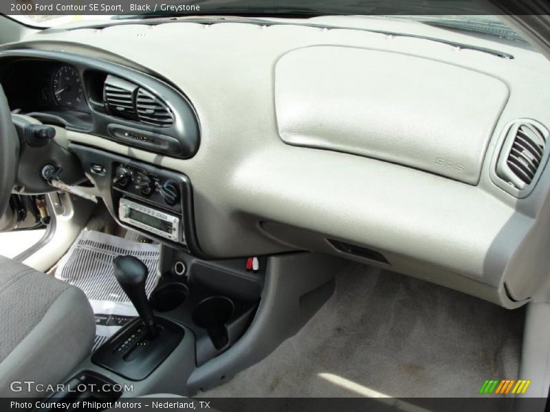 Black / Greystone 2000 Ford Contour SE Sport