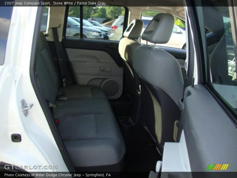 Stone White / Pastel Slate Gray 2007 Jeep Compass Sport