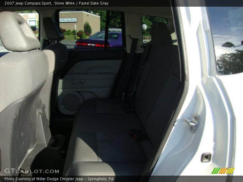 Stone White / Pastel Slate Gray 2007 Jeep Compass Sport