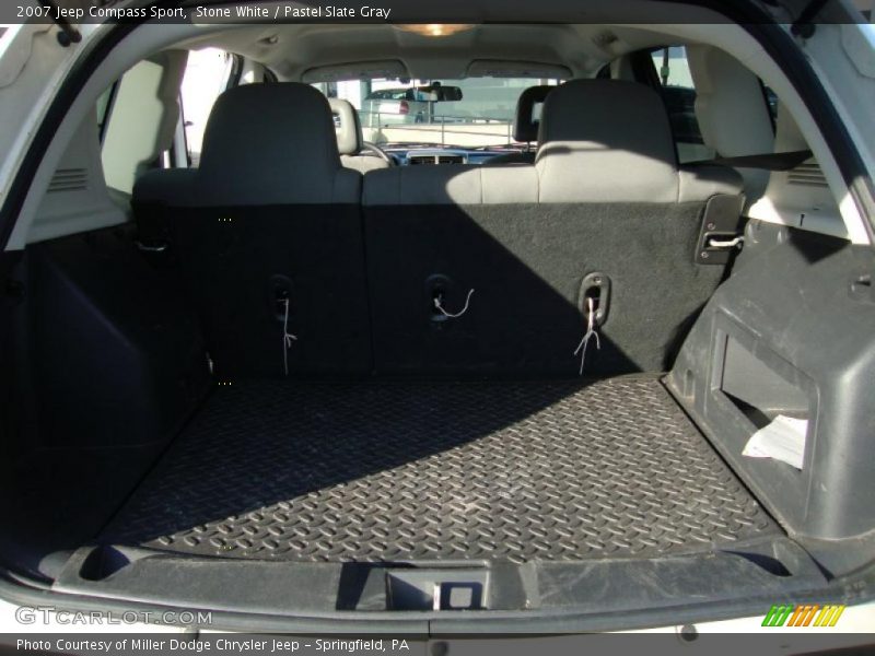 Stone White / Pastel Slate Gray 2007 Jeep Compass Sport