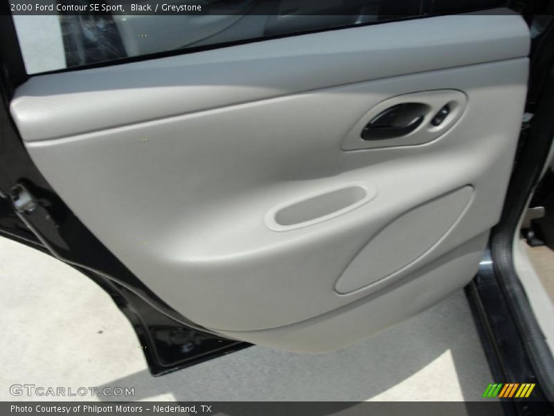 Black / Greystone 2000 Ford Contour SE Sport