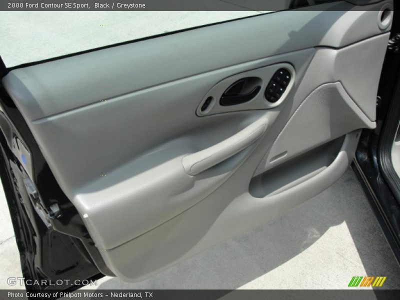 Black / Greystone 2000 Ford Contour SE Sport