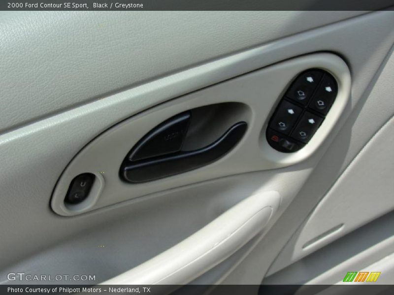 Black / Greystone 2000 Ford Contour SE Sport