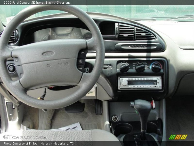 Black / Greystone 2000 Ford Contour SE Sport