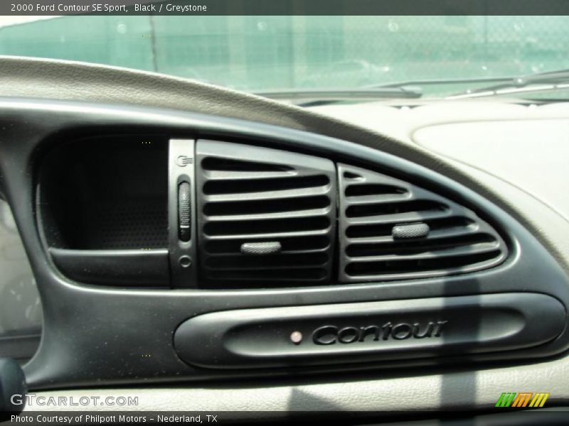 Black / Greystone 2000 Ford Contour SE Sport