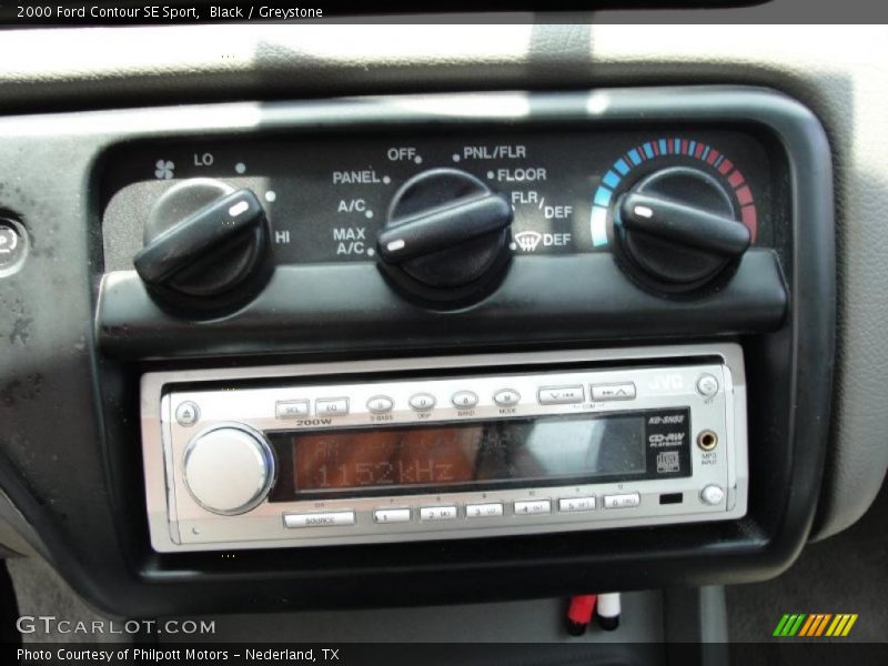 Black / Greystone 2000 Ford Contour SE Sport