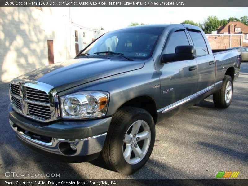 Mineral Gray Metallic / Medium Slate Gray 2008 Dodge Ram 1500 Big Horn Edition Quad Cab 4x4