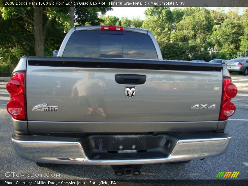 Mineral Gray Metallic / Medium Slate Gray 2008 Dodge Ram 1500 Big Horn Edition Quad Cab 4x4