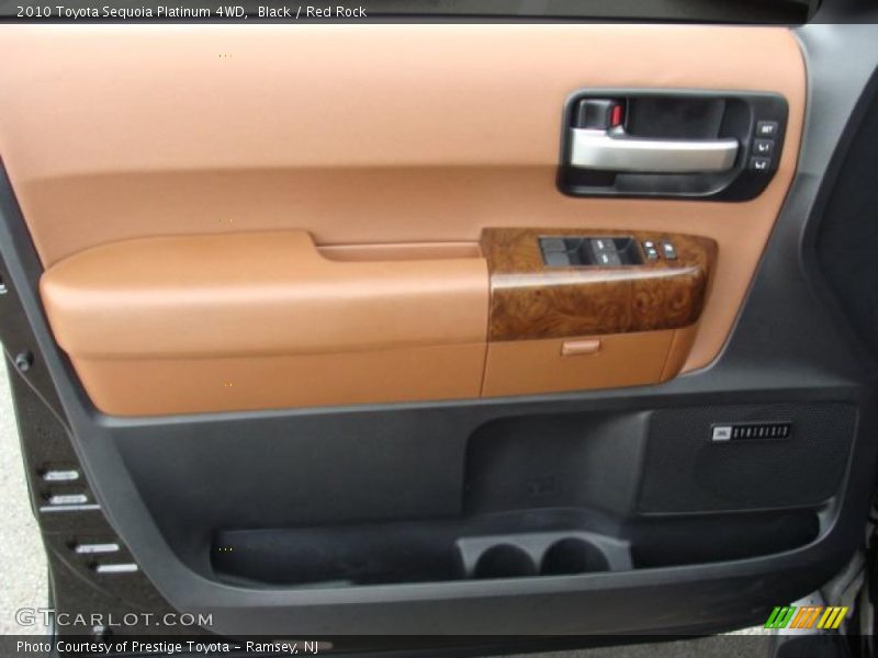 Black / Red Rock 2010 Toyota Sequoia Platinum 4WD