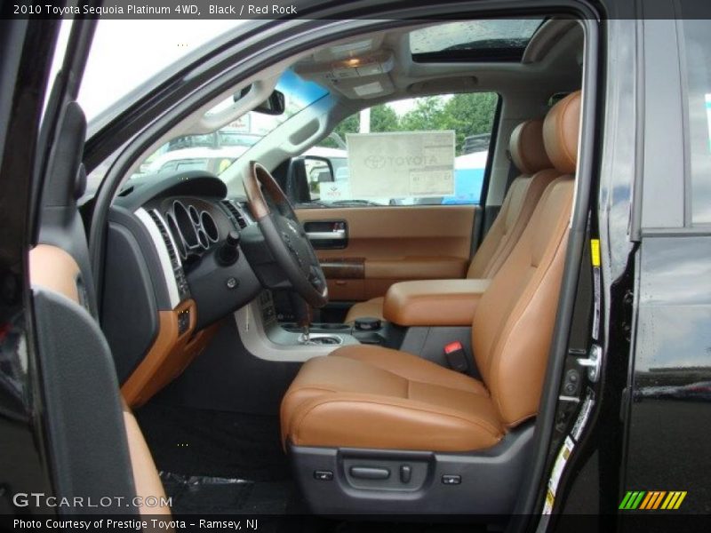 Black / Red Rock 2010 Toyota Sequoia Platinum 4WD