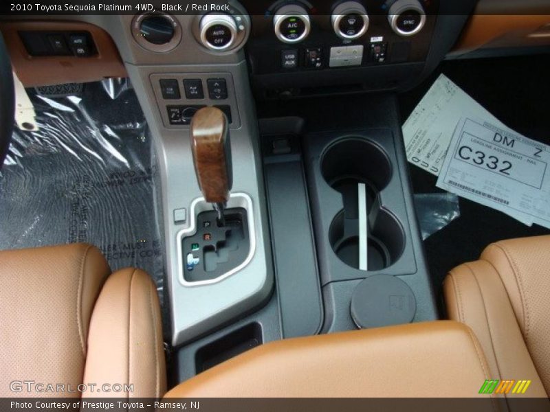 Black / Red Rock 2010 Toyota Sequoia Platinum 4WD