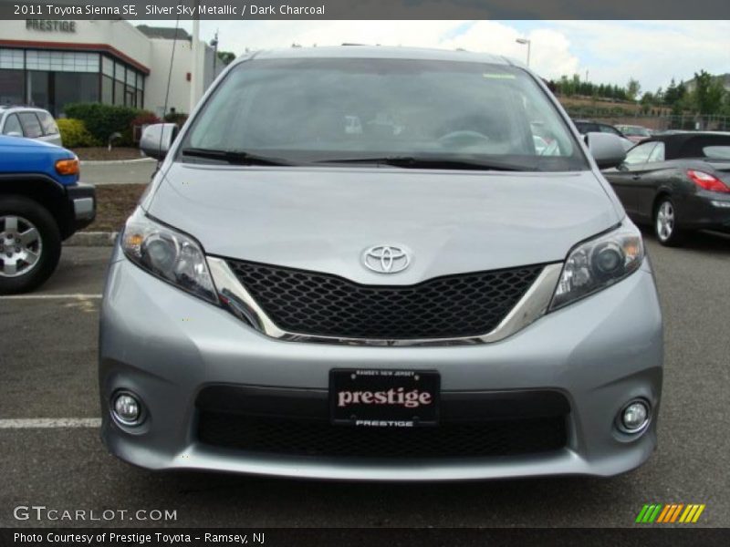 Silver Sky Metallic / Dark Charcoal 2011 Toyota Sienna SE