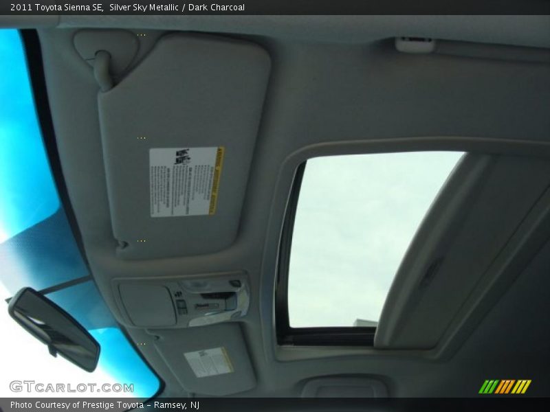 Silver Sky Metallic / Dark Charcoal 2011 Toyota Sienna SE