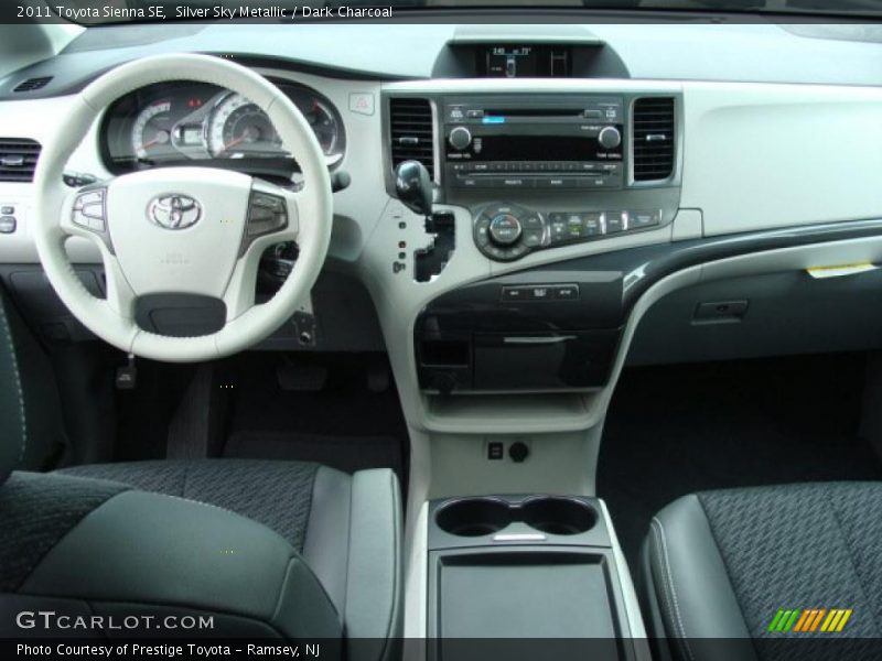 Silver Sky Metallic / Dark Charcoal 2011 Toyota Sienna SE