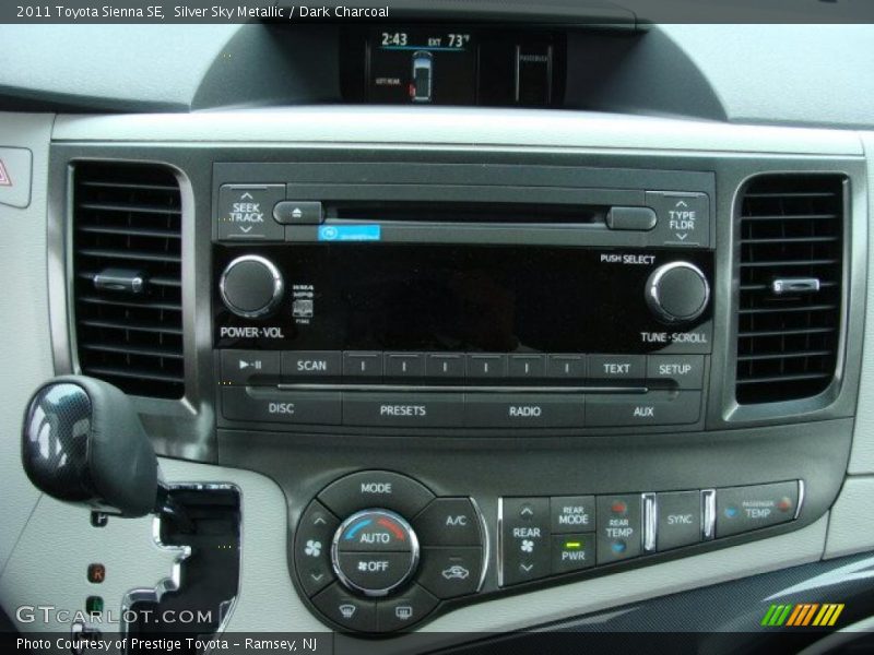 Silver Sky Metallic / Dark Charcoal 2011 Toyota Sienna SE