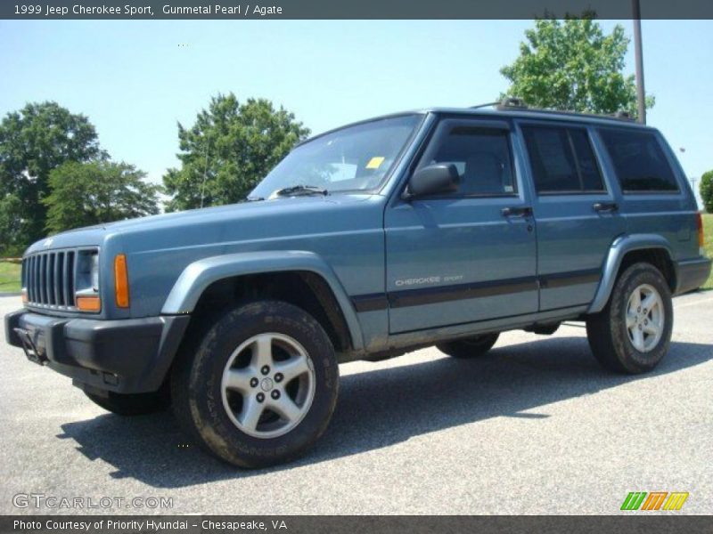 Gunmetal Pearl / Agate 1999 Jeep Cherokee Sport