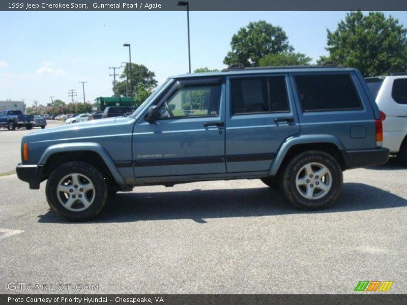 Gunmetal Pearl / Agate 1999 Jeep Cherokee Sport